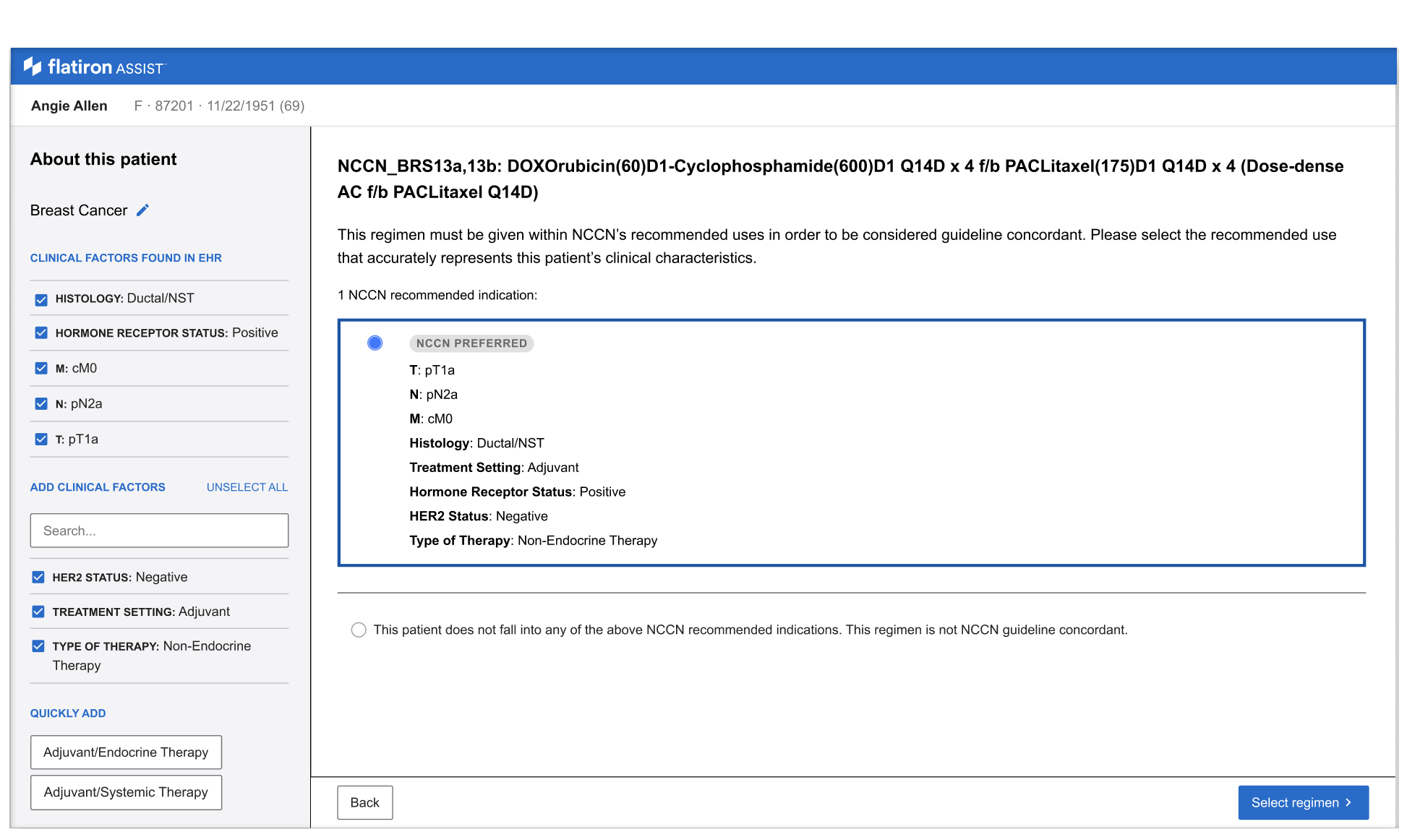 Flatiron Assist™ Oncology Clinical Pathways & Decision Support
